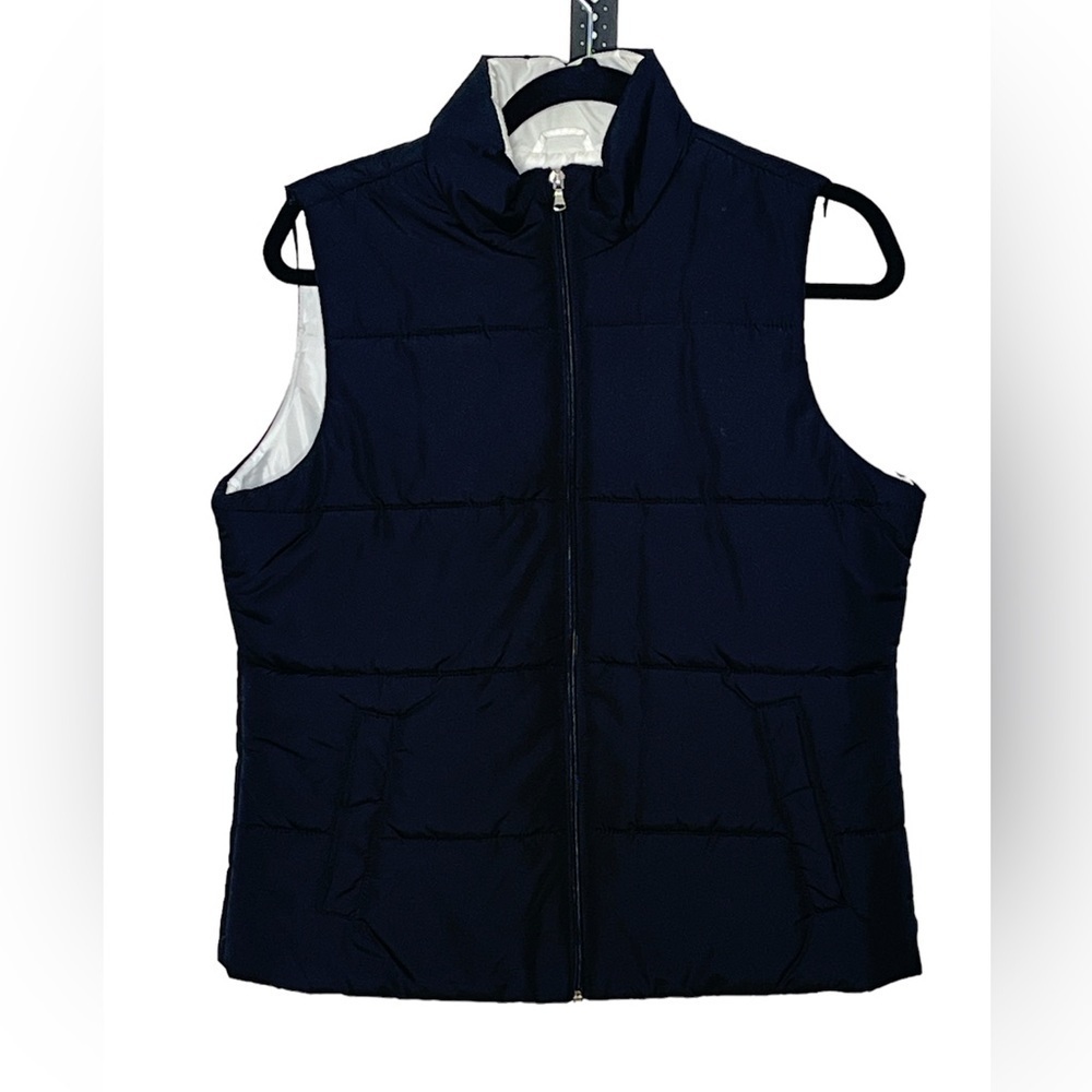 Made For Life Black Lined Vest Sz Med